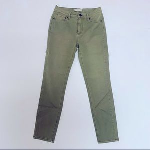 Free People Stretchy Army Green Pants